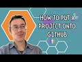 How to put a project onto GitHub