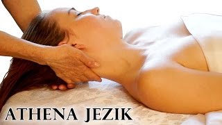 Face \u0026 Neck Massage Relaxation Techniques - ASMR Athena Jezik Full Body Series 4 of 7 HD 60P