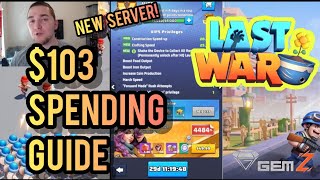 FIRST $103 Spending Guide and Goals - Last War Survival GemZ