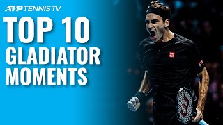 Top 10 ATP Tennis Gladiator Moments