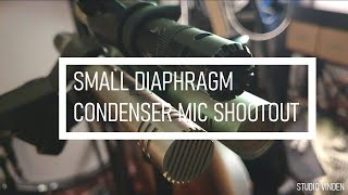 Shootout of small diaphragm condenser mics on acoustic guitar