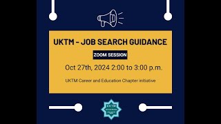 UKTM - Job Search guidance