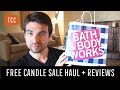 FREE CANDLE Sale Haul + Summer Candles Post-Burn Reviews – Bath & Body Works