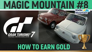 Gran Turismo 7 - Fiat 500F One Make - Magic Mountain 🏆 എങ്ങനെ ഗോൾഡ് സമ്പാദിക്കാം