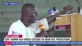 Gov. Sanwo- Olu Urges Citizens to Shun Evil Prediction Ahead 2023 Elections| Journalists' Hangout