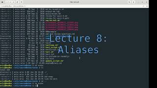 ULI101 Lecture 8 -- Aliases