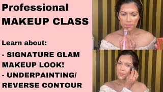 MY SIGNATURE MAKEUP LOOK|WHAT IS UNDERPAINTING|PROFESSIONAL MAKEUP CLASS|ONLINEMAKEUP CLASS}PRATIBHA