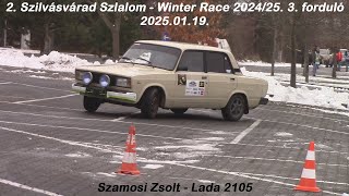 Szamosi Zsolt - Lada 2105 2. Szilvásvárad Szlalom - Winter Race 2024/25. 3. forduló 2025.01.19.