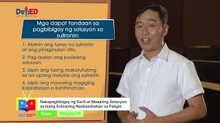 Grade 6 Filipino Q1 Ep11:Nakapagbibigay ng Sarili at Solusyon sa  Suliraning Naobserbahan sa Paligid