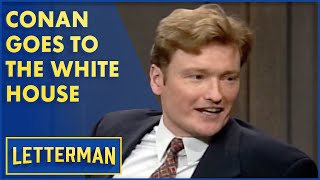 Conan O’Brien's Embarrassing White House Moment | Letterman
