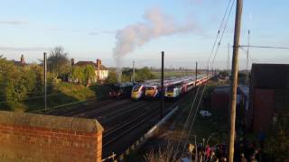 THE FAMOUS 4 four train event azuma class 800/801 LNER IEP hst,225,flying scotsman.rare beningbrough