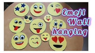 Emoji face Wall hanging/,😍 ஈமோஜி Wall hanging craft.