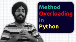 Method Overloading in Python - Jit Code (Hindi)