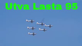 Propeller Military Training Aircraft UTVA Lasta 95 Batajnica Air Base