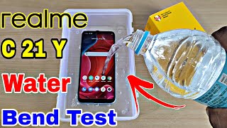 Realme C21Y Water Test || Bend Test Realme C21Y || Waterproof Realme C21Y 🤣🤣 || Bend Realme C21Y 😁😁😭