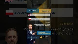 Covenant - Zobowiązanie Rzeczowe - Wyjaśniamy Finanse w UK #shorts