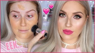 DRUGSTORE and AFFORDABLE Makeup Glam! 💘 Trying NEW Makeup