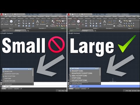 How to increase font size & change color of command bar in AutoCAD How to increase font size & change color of command bar in AutoCAD
