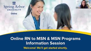 Online RN to MSN & MSN Information Session