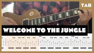 Guns N' Roses - Welcome to the Jungle - Guitar Tab | Lesson | Cover | Tutorial