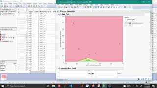 Process capability study for many variables - JMP