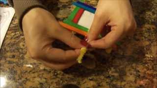 Pop Stick Holiday Ornament Picture Frames DIY