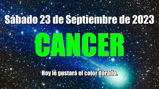 HOROSCOPO CANCER HOY - ESTO TE INTERESA ❤️ AMOR ❤️✅ 23 Septiembre 2023 #horoscopo #cancer #tarot