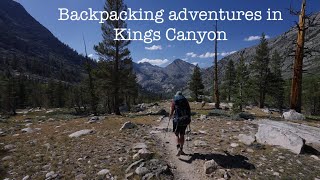 Backpacking the RAE Lakes loop in Kings Canyon, California.