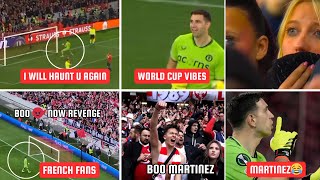 Emi Martinez Gives World Cup Flash back to french fans | Aston villa vs Lille Pe