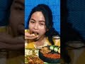 Mukbang Ikan Asin Kakap + Sambal Jengkol dan Sambal Lalapan !! 🔥🤤 #shorts