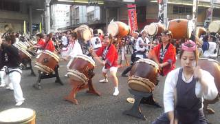 長岡祭り前夜祭。悠久太鼓