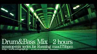 ランニング用BGM曲 Drum\u0026Bass 2Hours 175bpm mix for Running 作業用BGM