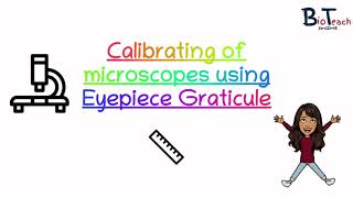 Eyepiece graticule and stage micrometer A level Biology - BioTeach