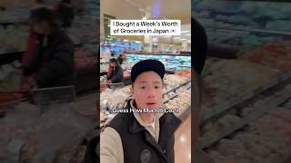 I Bought a WEEK’s Worth of Groceries in Japan! Guess How Much It Cost! #Japan