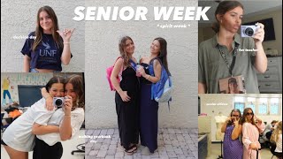 senior week in my life *spirit week* decision day, dress up at school!