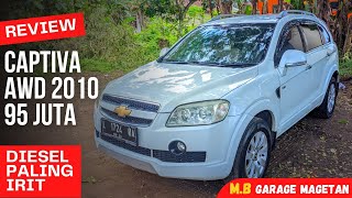 Review unit Captiva AWD Diesel 2010. Harga 95 juta. MB Garage Magetan