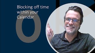 Blocking off time in Outlook