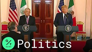 Trump, Mexican President Andrés Manuel López Obrador Deliver Joint Statement