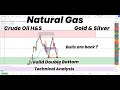 Natural Gas Valid Double Bottom | Bulls are Back? | Gold|Silver|Crude Oil | H&S | Technical Analysis