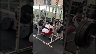 190kg squat at 95% #shorts #squat #gym #birmingham