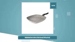 KARACA Dark Silver Bio Granit 28 Cm Grill