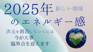 今が大事！『２０２５年エネルギー感』臨界点を迎えます🌹次元を創造する新しい地球🌎