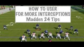 How To User For More Interceptions: Madden 24 Tips and Tricks