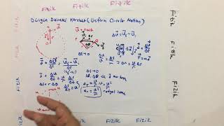 Düzgün dairesel hareket (Uniform circular motion) @drilhancandan