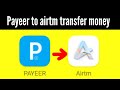 how to transfer money from Payeer to airtm