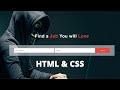 Create Dynamic Search Box Using HTML & CSS