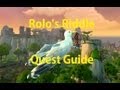 Rolo's Riddle Quest Guide - Timeless isle - World of Warcraft - Mist of Pandaria