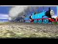 (Trainz) lineup of blue steam locomotives