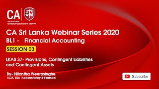 BL1 LKAS 37 - Provisions, Contingent Liabilities /   24 Oct 2020 Session 03