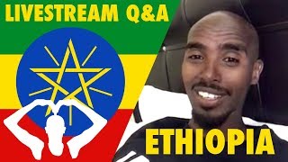 Mo Farah Live in Ethiopia 🇪🇹 | Q&A Including How to Breathe While Running